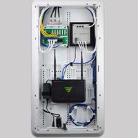 Low-voltage wiring panel